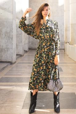 Agnes Maxi Dress - Dahlia Olive