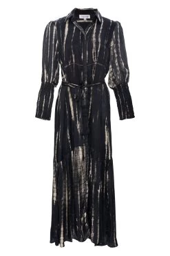 Austin Maxi Dress - Tie & Dye Grey