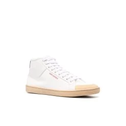 Baskets Saint Laurent High - Blanc - Femme