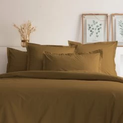 Housse De Couette Percale - Bronze