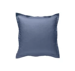 Taie D'Oreiller Satin - Bleu Jean - 2 Tailles