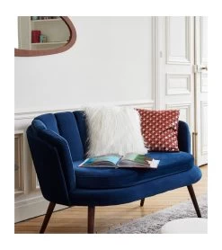 Coussin Pelo Lungo - Blanc