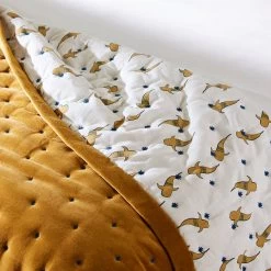 Couvre-Lit Matelassé Neptune Moutarde