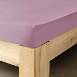 Drap Housse Satin - Violet Ice