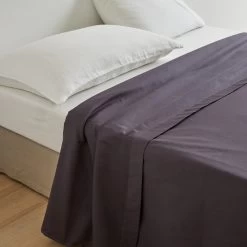 Drap Plat Aurore - Gris Anthracite