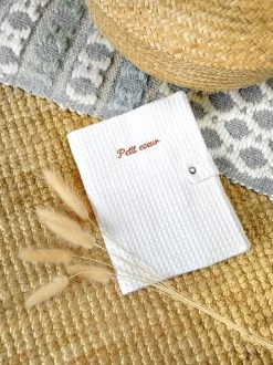 Le Chéri, Protège Carnet De Santé Le Chéri - Blanc - À Personnaliser