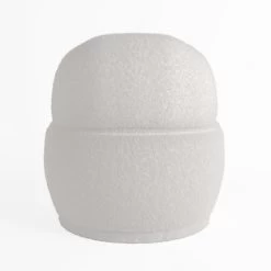 Fauteuil Dalya En Tissu Effet Laine Bouclée - Ecru -Vêtements De Mode fauteuil dalya en tissu effet laine bouclee ecru 432734