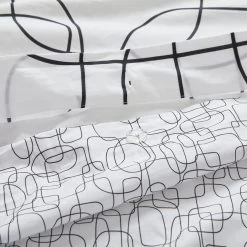 Housse De Couette Ariana - Blanc Et Noir 19 Housse De Couette Ariana - Blanc Et Noir -Vêtements De Mode housse de couette ariana blanc et noir 684080