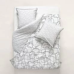 Housse De Couette Ariana - Blanc Et Noir 17 Housse De Couette Ariana - Blanc Et Noir -Vêtements De Mode housse de couette ariana blanc et noir 774190