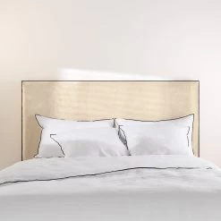 Housse De Tête De Lit Dario - Blanc Antique Et Bourdon Noir -Vêtements De Mode housse de tete de lit dario blanc antique et bourdon noir 664237