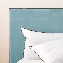 Housse De Tête De Lit Dario - Topaze Et Bourdon Noir