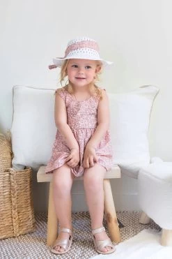 Robe & Chapeau La Petite Fleur - Rose