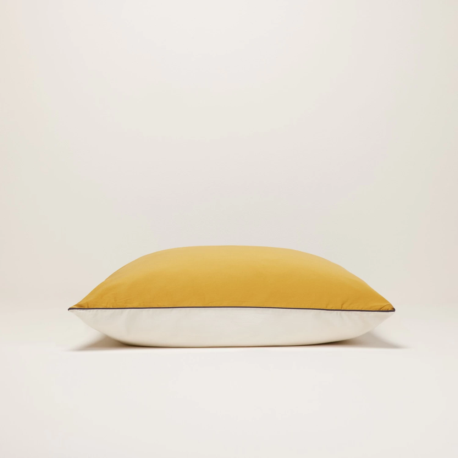 Lot De 2 Taies D'Oreiller Aden Sable Blanc Et Moutarde 8 Lot De 2 Taies D'Oreiller Aden Sable Blanc Et Moutarde – Image 6