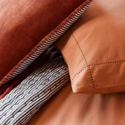 Lot De 2 Taies D'Oreiller Anouk - Ecureuil Et Point Sellier Noir