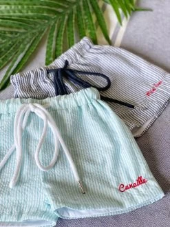 Short De Bain Le Nageur - Bleu Marine - À Personnaliser -Vêtements De Mode maillot le nageur bleu marine maillots maison pioline 258987