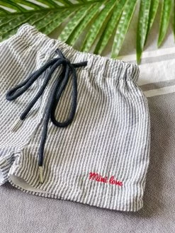 Short De Bain Le Nageur - Bleu Marine - À Personnaliser -Vêtements De Mode maillot le nageur bleu marine maillots maison pioline 565419