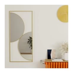 Miroir Mural En Métal Diana - Or