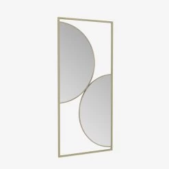 Miroir Mural En Métal Diana - Or -Vêtements De Mode miroir mural en metal diana or 811215