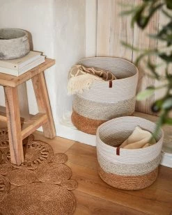 Panier Cali 4201 Fait Main - Blanc