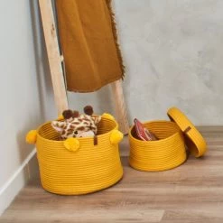 Panier Cali 4304 Fait Main - Jaune