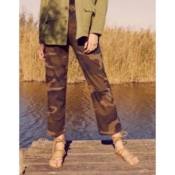 Reiko Pantalon Chino Highwaist Cropped Sandy Highwaist Fancy - Camou - Femme -Vêtements De Mode pantalon chino highwaist cropped sandy highwaist fancy camou 125568