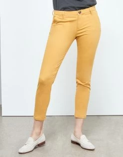 Reiko Pantalon Chino Sandy Skinny - Pollen - Femme -Vêtements De Mode pantalon chino sandy skinny pollen 572041