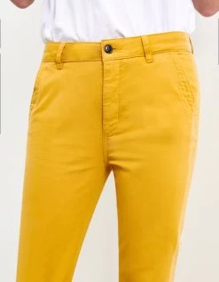 Reiko Pantalon Chino Sandy Tapered Band - Pollen - Femme -Vêtements De Mode pantalon chino sandy tapered band pollen 592345