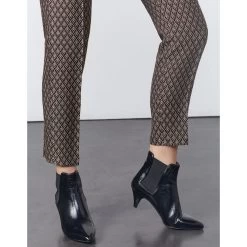 Reiko Pantalon Cigarette Liv Fancy - Royal Leaves - Femme -Vêtements De Mode pantalon cigarette liv fancy royal leaves 902171