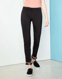 Reiko Pantalon Cigarette Lizzy Boho - Black - Femme