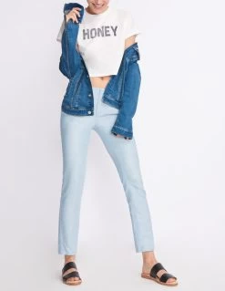 Reiko Pantalon Cigarette Lizzy Fancy - Ocean - Femme