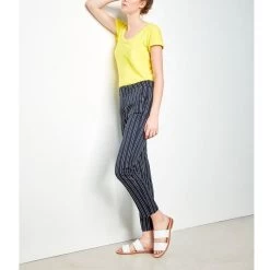 Reiko Pantalon Cigarette Lizzy Fancy - Sea Striped - Femme