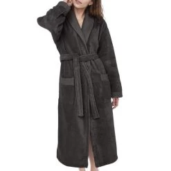 Peignoir Femme - Gris Anthracite