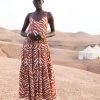 Dina Midi Dress - Safari Brown -Vêtements De Mode poppy SS23 3 62485d22 613d 4753 8e1d c286be47e3ac