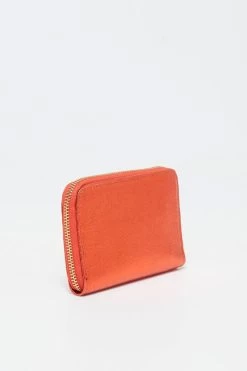 Portefeuille Ariel - Orange Métallique - Femme -Vêtements De Mode portefeuille ariel orange metallique femme 981650