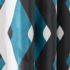 Rideau À Oeillets Noirs Gianni - Pétrole -Vêtements De Mode rideau a oeillets noirs GIANNI 007293 B12 hover