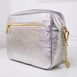 Sac Ã€ Bandouliêre Amaia - Argent - Femme -Vêtements De Mode sac a bandouliere amaia argent femme sac a bandouliere atelier enai 128052
