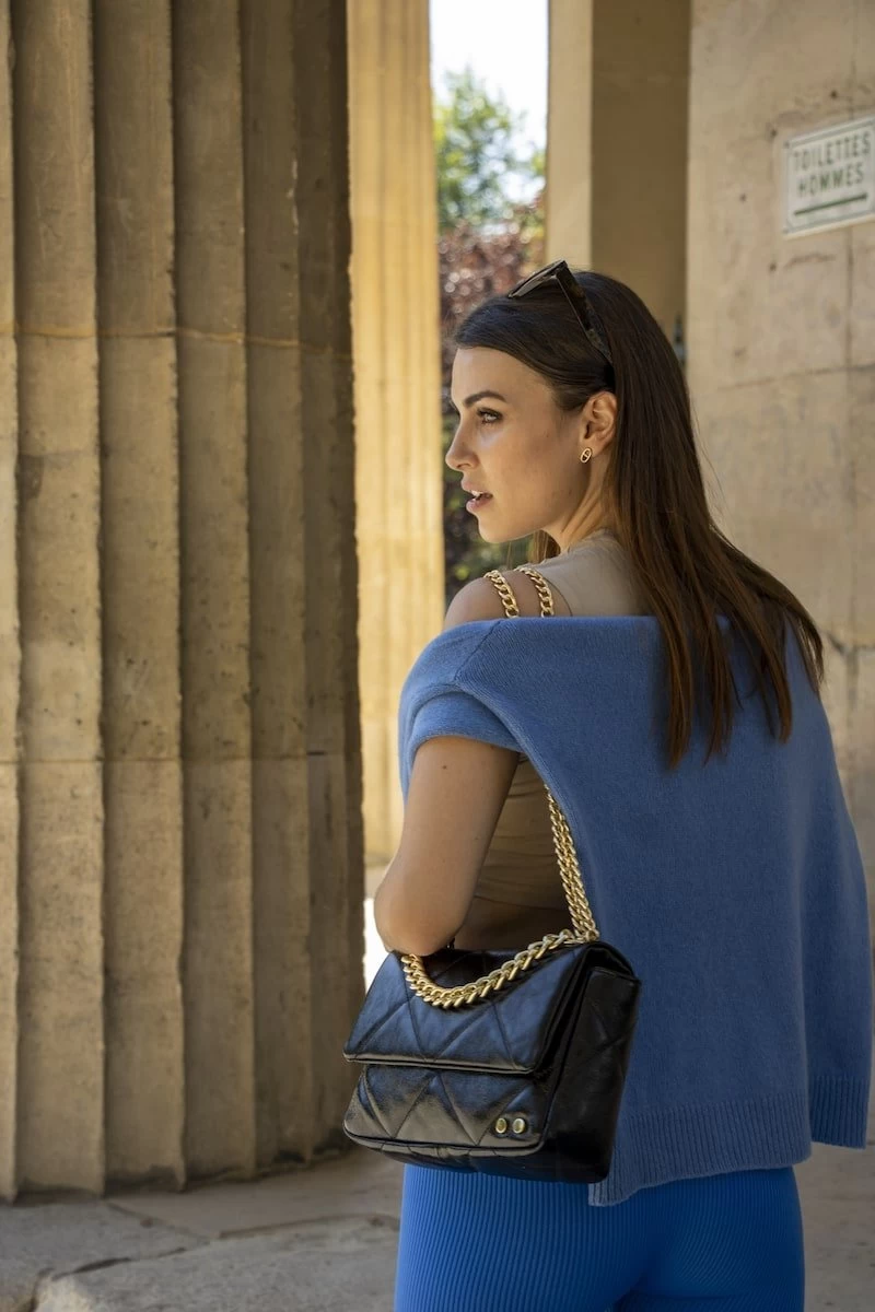 Sac À Bandoulière Olivia - Noir Métallique - Femme 3 Sac À Bandoulière Olivia - Noir Métallique - Femme