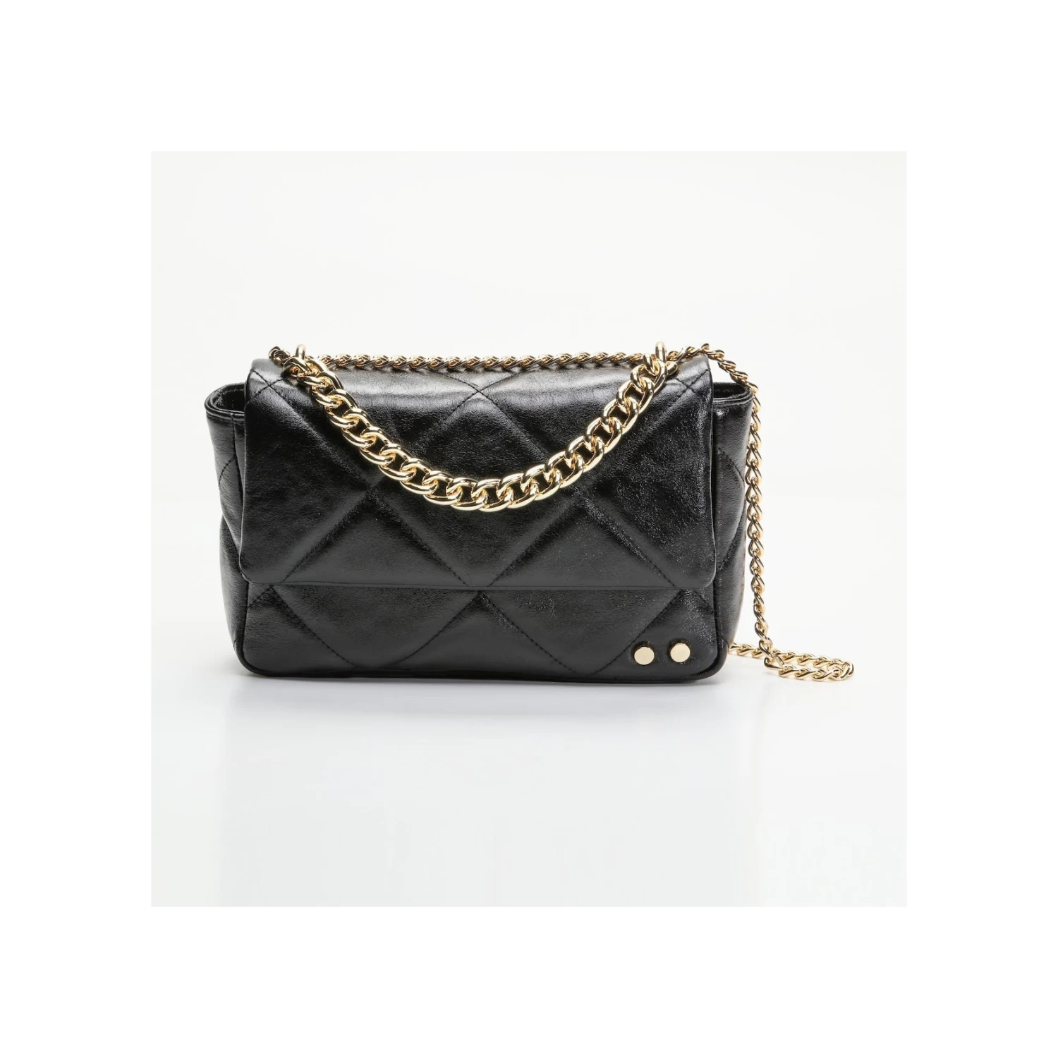 Sac À Bandoulière Olivia - Noir Métallique - Femme 4 Sac À Bandoulière Olivia - Noir Métallique - Femme – Image 2