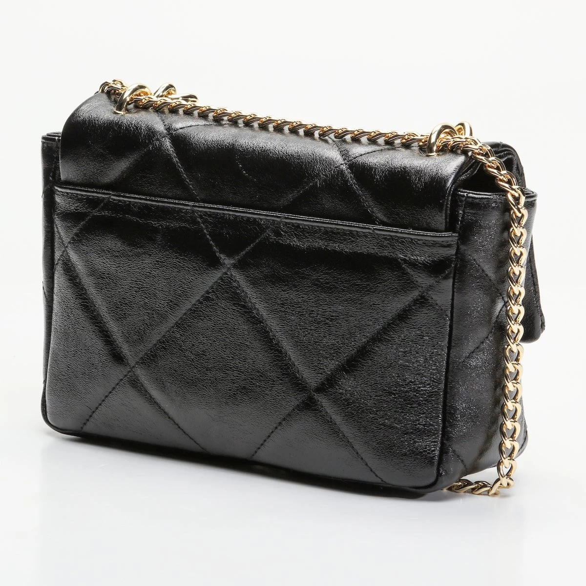 Sac À Bandoulière Olivia - Noir Métallique - Femme 5 Sac À Bandoulière Olivia - Noir Métallique - Femme – Image 3