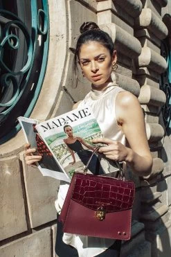 Sac À Main Mary - Bordeaux - Femme