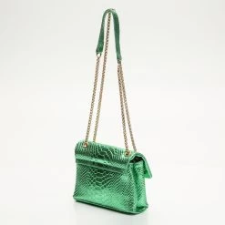 Sac À Bandoulière Mini Ale Croco - Vert - Femme -Vêtements De Mode sac bandouliere mini ale croco vert femme 235845