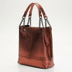Sac Porté épaule Perla - Bronze - Femme -Vêtements De Mode sac porte epaule perla bronze femme sac porte epaule atelier enai 351783