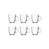 Bodum Set 6 Mugs En Verre Trempé Bistro - Transparent -Vêtements De Mode set 6 mugs en verre trempe bistro transparent verres bodum 796636