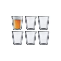 Bodum Set 6 Verres Thermo Canteen - Transparent