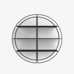 Set De 2 Etagères Murales Manille - Noir -Vêtements De Mode set de 2 etageres murales manille noir 257344