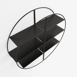 Set De 2 Etagères Murales Manille - Noir -Vêtements De Mode set de 2 etageres murales manille noir 788587