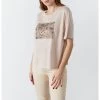 Reiko T-Shirt Mc Elle - Desert Sand - Femme -Vêtements De Mode t shirt mc elle desert sand 272289