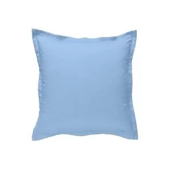 Taie D'Oreiller Percale - Bleu Clair - 2 Tailles
