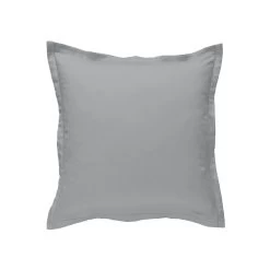 Taie D'Oreiller Percale - Gris Perle - 4 Tailles