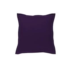 Taie D'Oreiller Satin - Aubergine - 2 Tailles